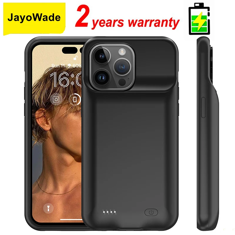 

Чехол для телефона JayoWade, 10000 мАч, для iPhone 15 Pro Max