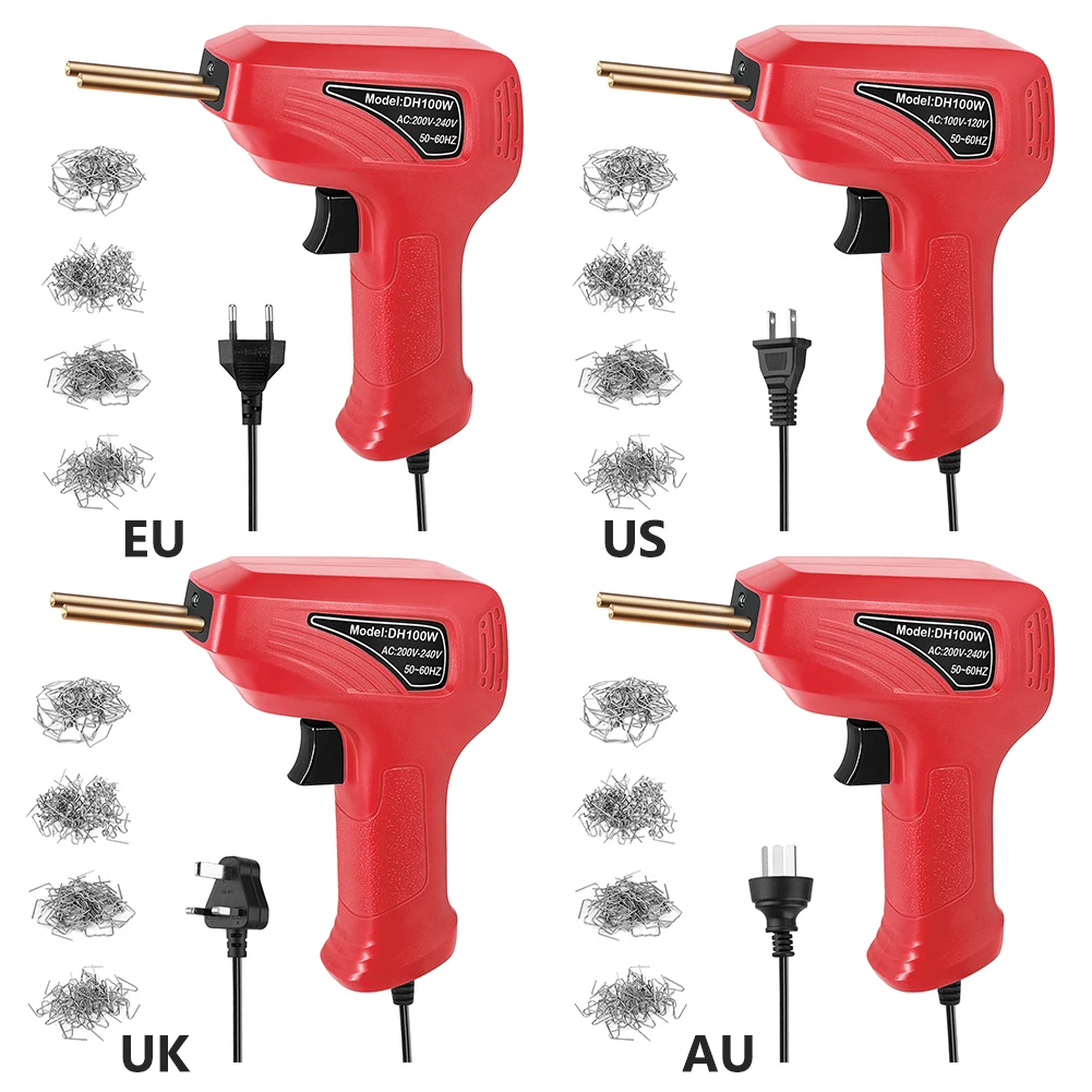 

Soldering Iron Staples 0-100W Welding Equipment with 200 Welding Nails Car Bumper Repair Tools Soldering for Plastics Repair