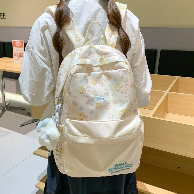 Cute Backpack Large Capacity Kids Backpacks for Boy Simple Cartoon Backpacks Fashionable Designer Bags School Bags Mochila Sac