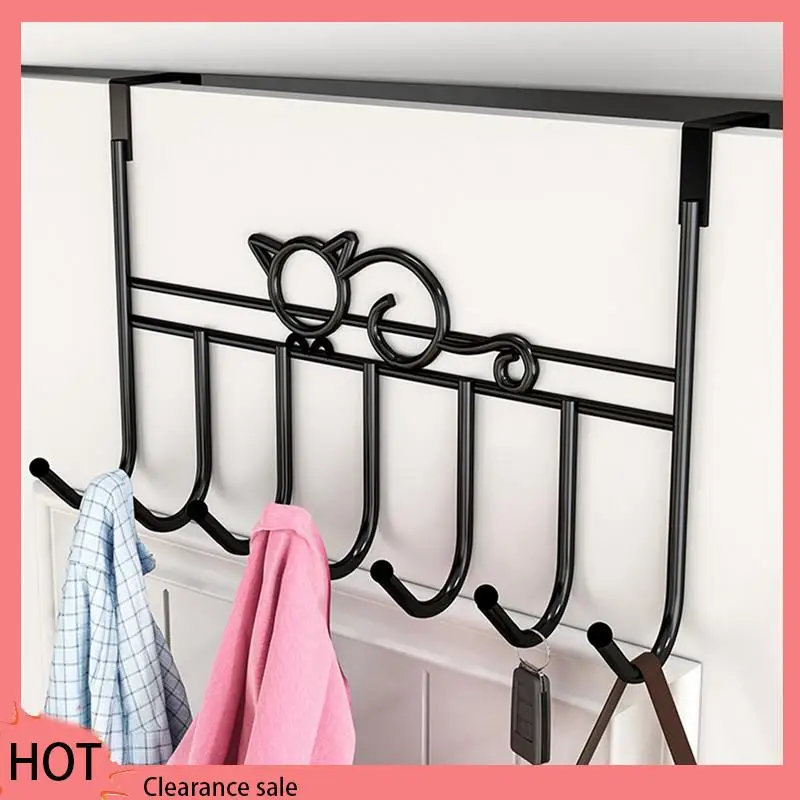 

A88Z 3X Over The Door Hook Bathroom Hanger Coat Clothes Hat Bag Towel Hanger Hanging Rack For Home Kitchen Storage