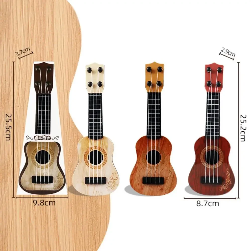 Nueva llegada aprendizaje Navidad Mini ukelele instrumentos musicales desarrollo educativo juguete simulación guitarra