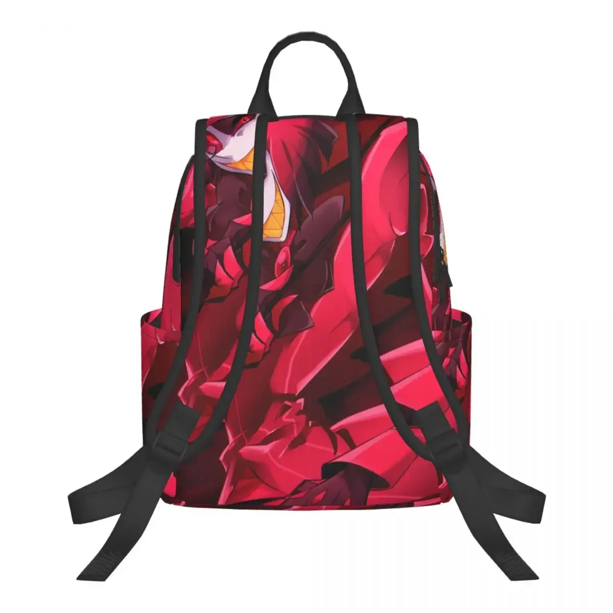 Creative Alastor Hazbin Hotels Anime Student Backpack School Bag Hiking Travel Daypack for Men Women Bookbag Shoulder Bags
