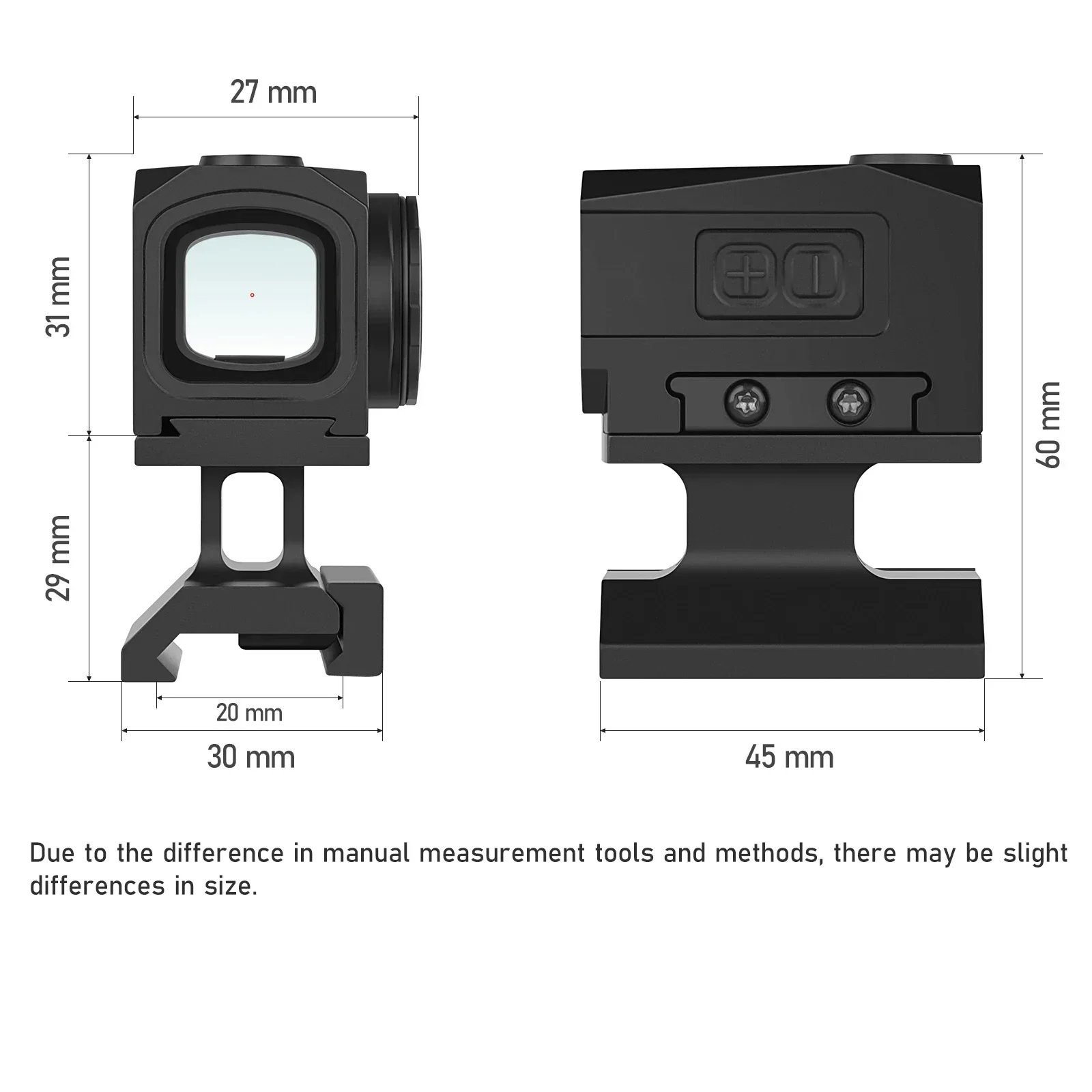 Red Dot Optic Sight Waterproof Shockproof Holographic Sight