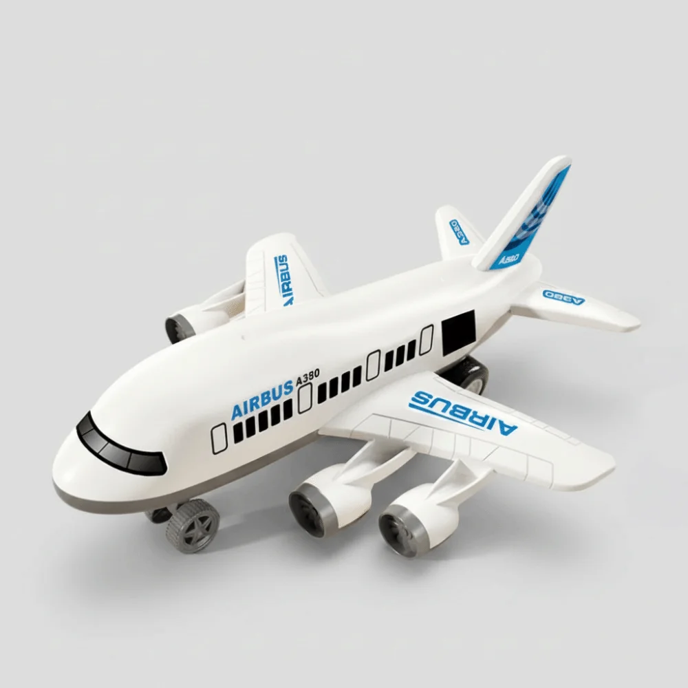

High Quality Large Size Inertia Airplane Model Plastic Inertia Function Large Airplane Toy Passenger Plane Toy Children Toy