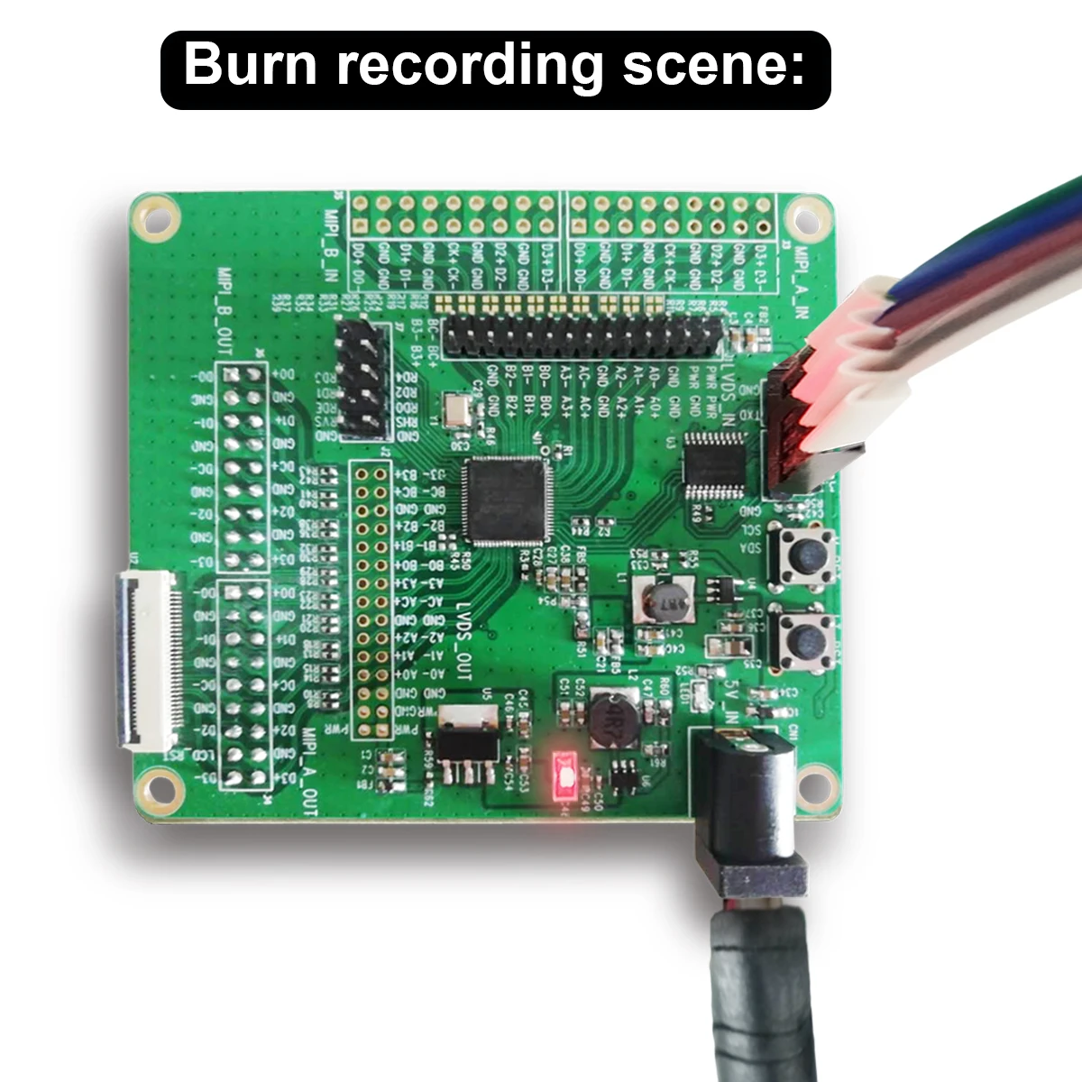 LT2911R-D Demo Board-Supports mutual conversion between MIPI/LVDS/TTL，supper rotates video