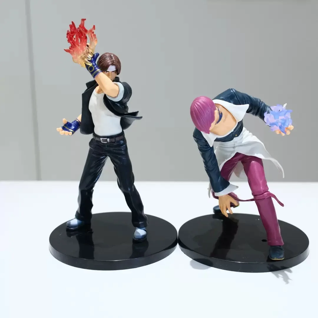 

18 см The King of Fighters '98 SNK Аниме Фигурка Kyo Kusanagi Iori Yagami Фигурки Аркадная игра периферийные устройства Модель из ПВХ Игрушка в подарок