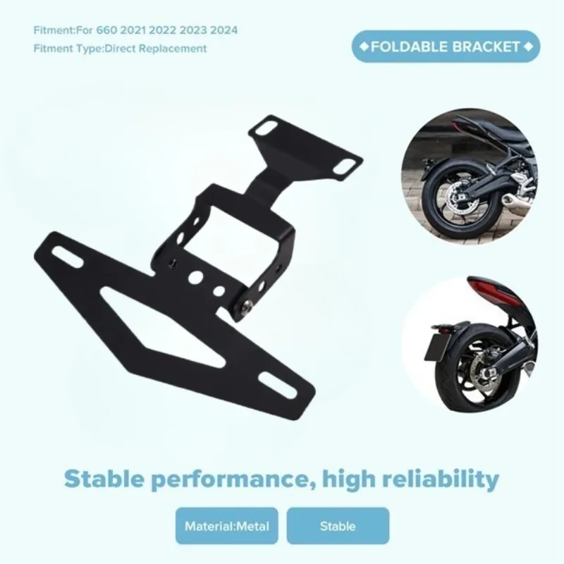 

For Triumph Trident 660 2021-2024 Tail Tidy Fender Eliminator Kit License Plate Holder Motorcycle Accessories Tail Tidy Fender