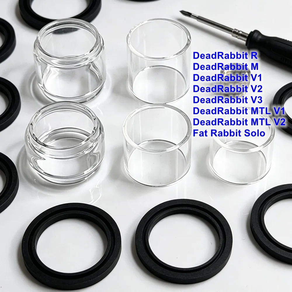 Outils ronds transparents en verre plat pour plomberie, pour la dégraissage des canalisations, compatibles Destiny R Rabbit V1/V2/V3, Pièces V1/V2/V3, Outil Ring en verre