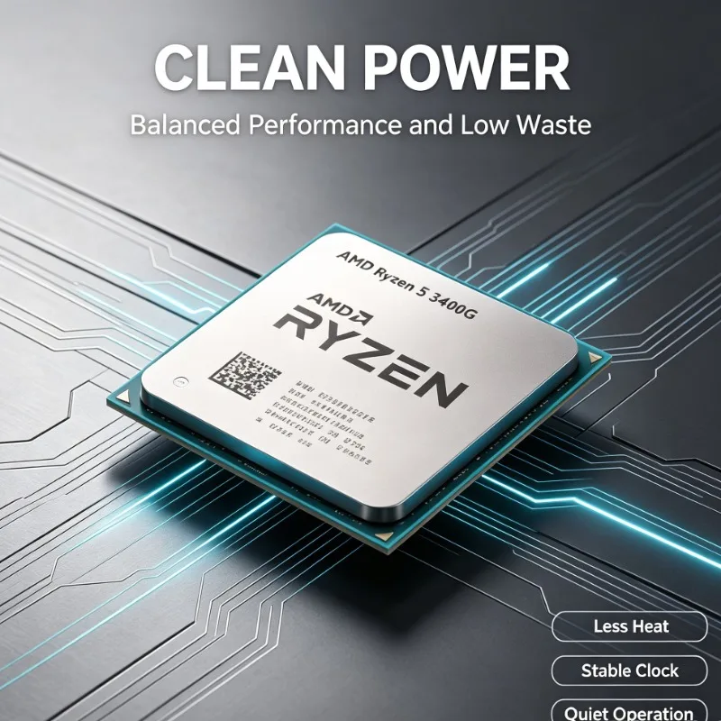 AMD Ryzen 5 3400G Quad-Core Eight-Thread APU Low Energy Consumption Home Desktop Processor