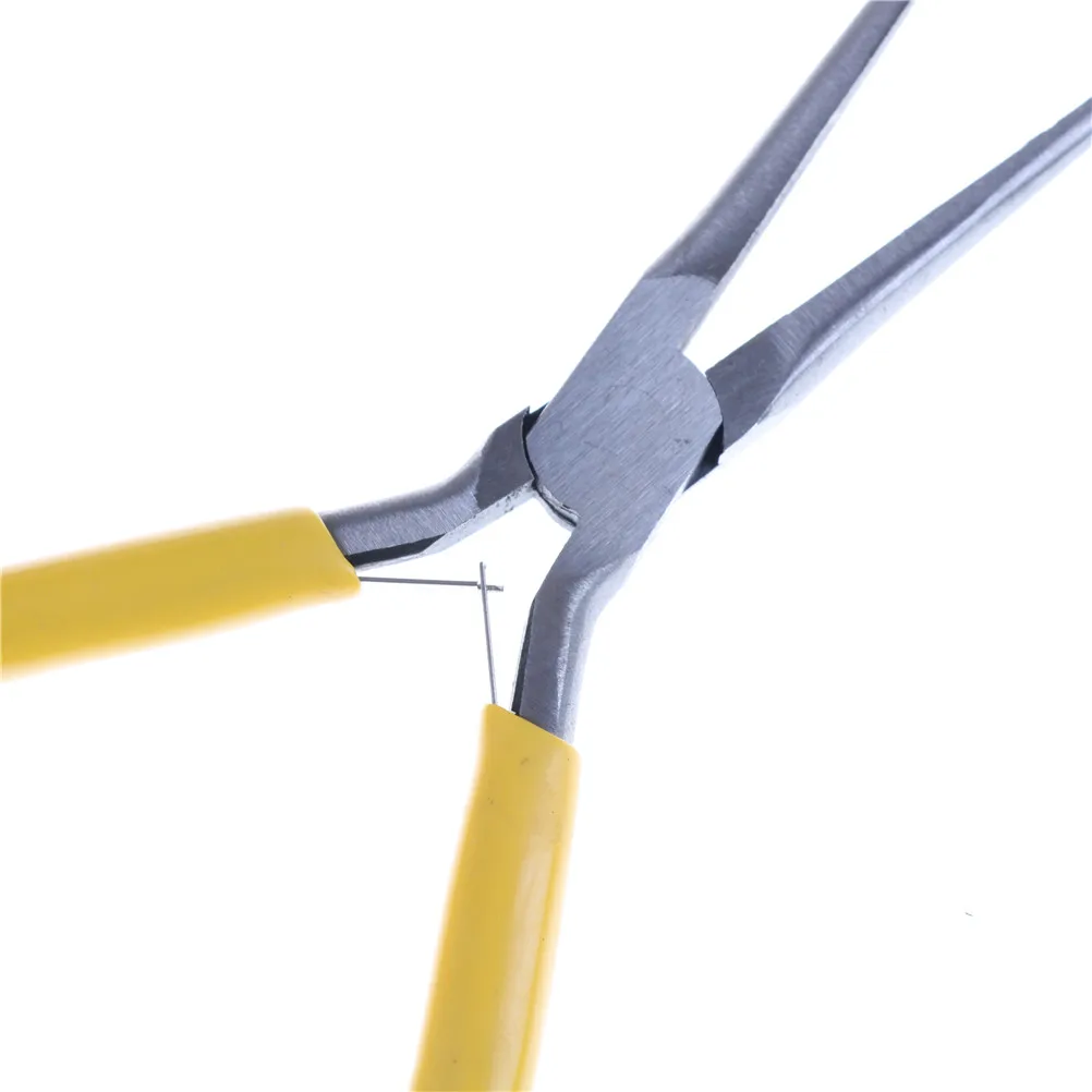 Multi Functional Mini Long Needle Nose Precision Pliers Modeling Jewellery Wire Work Small Plier Cutting 5 inch Hand Tool Yellow