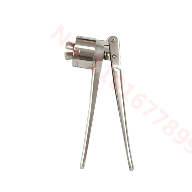 Vial Crimper Manual Sealer 13mm 20mm Hand Held Capping Machine Small Bottle Capper Machine Stainless Steel Gland Clamp