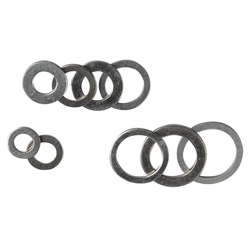 Sealing Rings Assorted Gaskets 200pcs Accessories Aluminum Corrosion-resistant Fittings Flat Gaskets For Washers