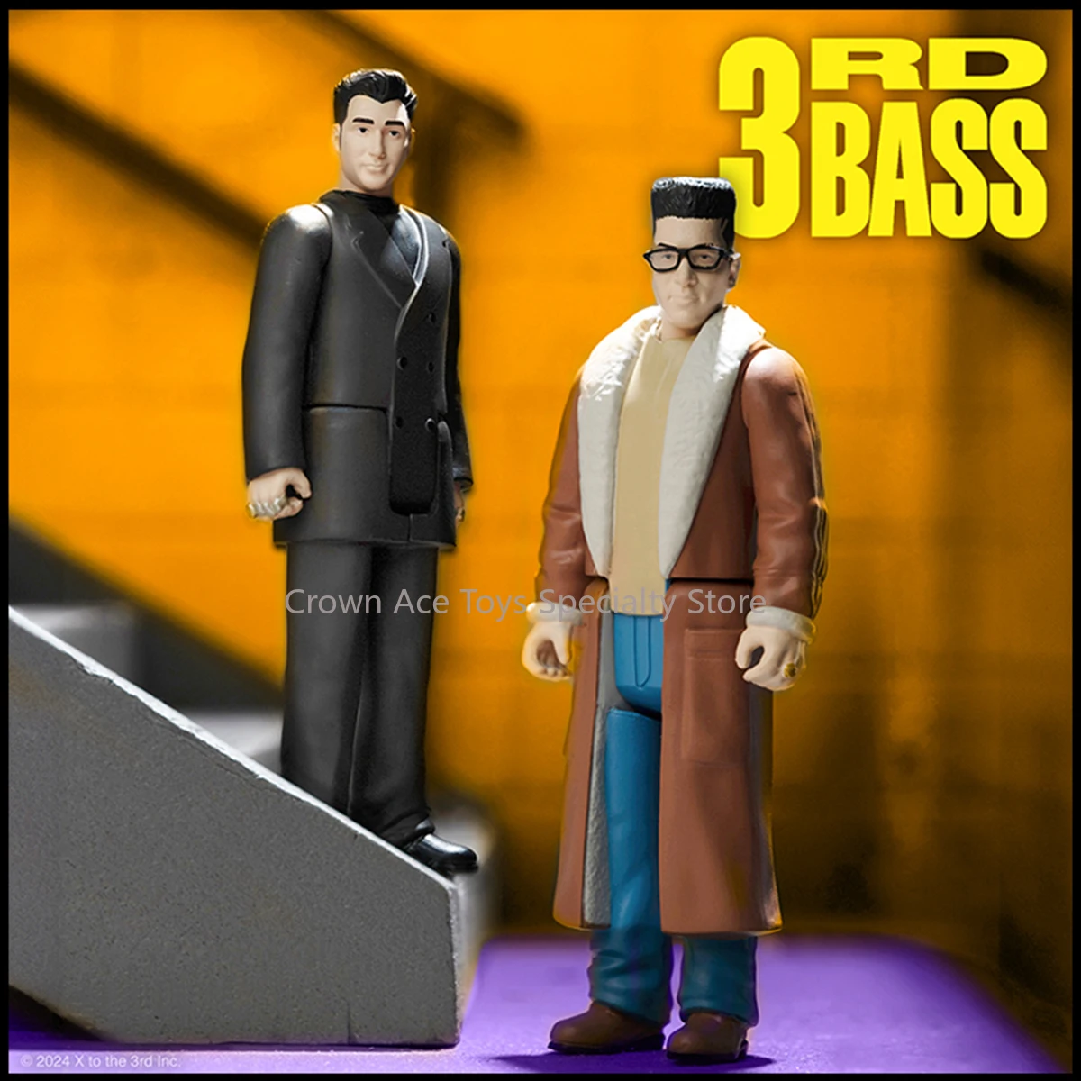 In Stock Super7 HIP HOP Band Run The Jewels Third Bass BOBBY DIGITAL Action Figure Trendy Collectibles Toys Gifts Desktop Model