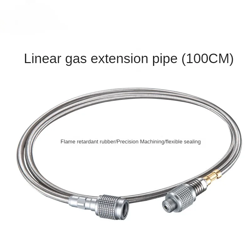 

Camping Grill Gas Stove Adapter，Multi-function Gas Hose for EN417 Lindal Valve Screw-on Type Canister and Device Z16/Z17