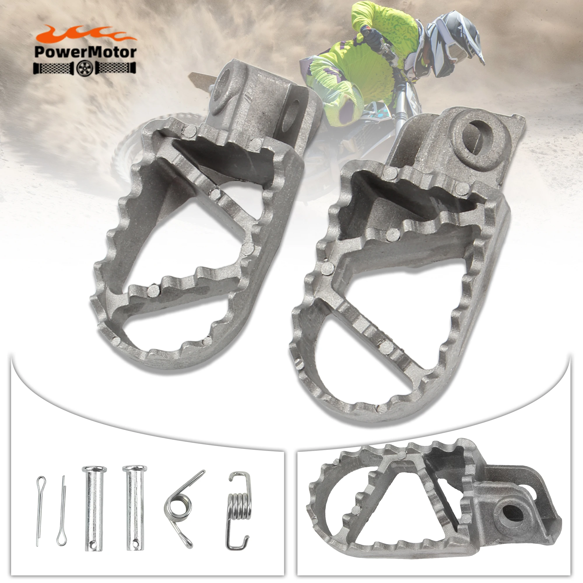 

Motorcycle Footrests for KTM SX 125150 250 SXF XC 250 EXC 450 Enduro DirtBike Aluminum Front Foot Peg Modification Accessories