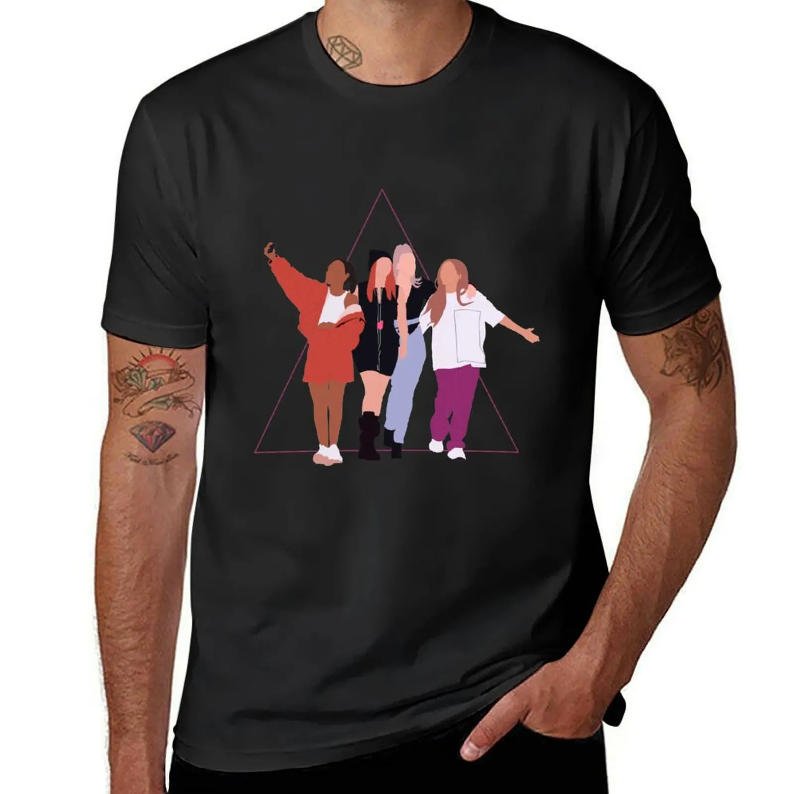 Camiseta de Little Mix edit para hombre, ropa hippie de talla grande, diseño personalizado