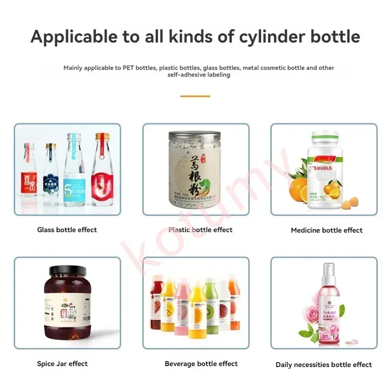 ممتاز أفضل بائع أول آلة وضع العلامات على الزجاجات المستديرة شبه الأوتوماتيكية 10-30 قطعة/دقيقة أداة وضع الملصقات الكهربائية للحيوانات الأليفة والبلاستيك #6