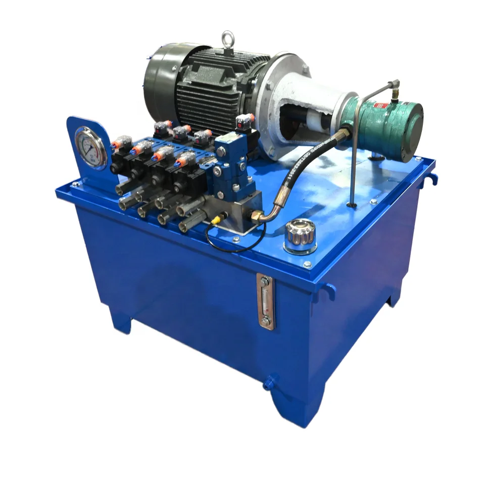 Piston Hydraulic System 11kw Electromagnetic Four-Way Plunger Pump Metallurgical Hydraulic Equipment Hydraulic Station