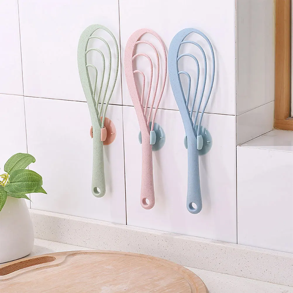 

5pcs Traceless Rice Spoon Holder Suction Cup Rice Spoon Storage Rack Mini Cooking Soup Rice Spoon Stand Kitchen Organizer