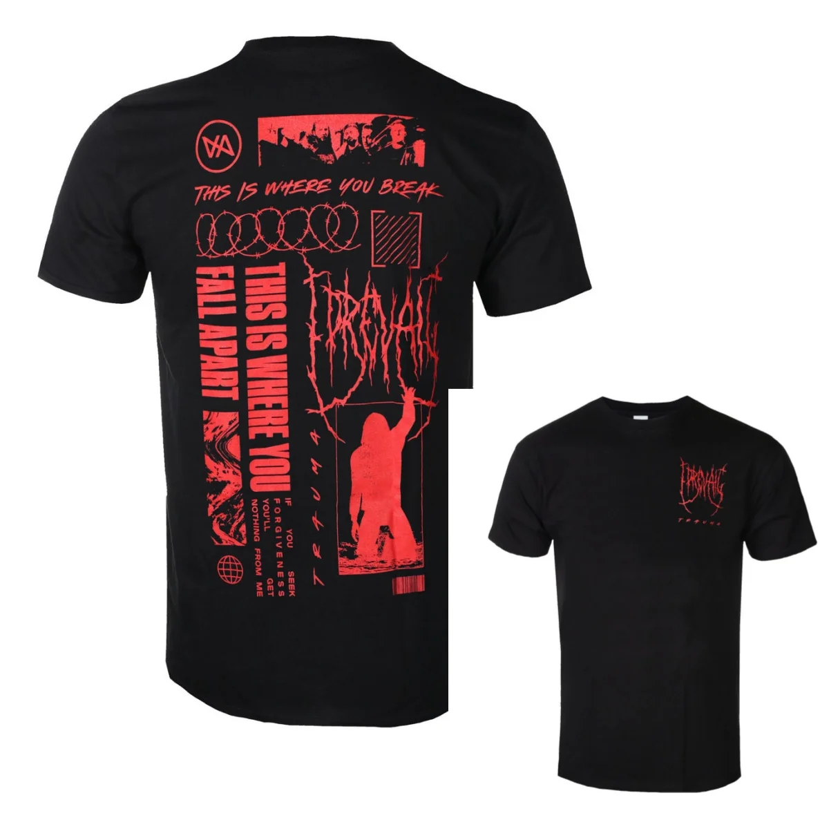 I Prevail Graphic Cotton Band T-shirt Unisex Summer Short Sleeve Fashion Brand Tee Luxury Casual Vintage Tees