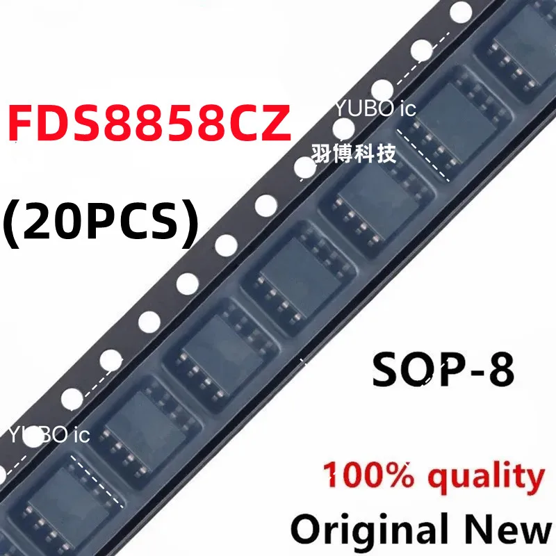 (20piece)100% New 8858CZ FDS8858CZ sop-8 Chipset