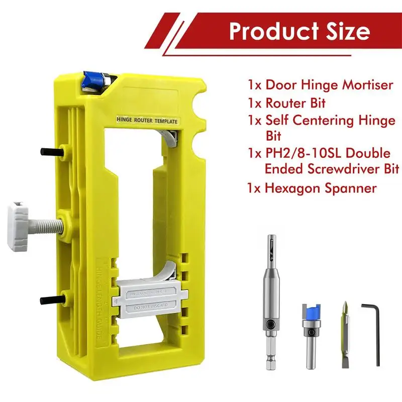

Зажим для дверных петель, дверной шарнир, набор для установки петель, дверные петли, роутер, шаблон для петель от 3 до 5 дюймов