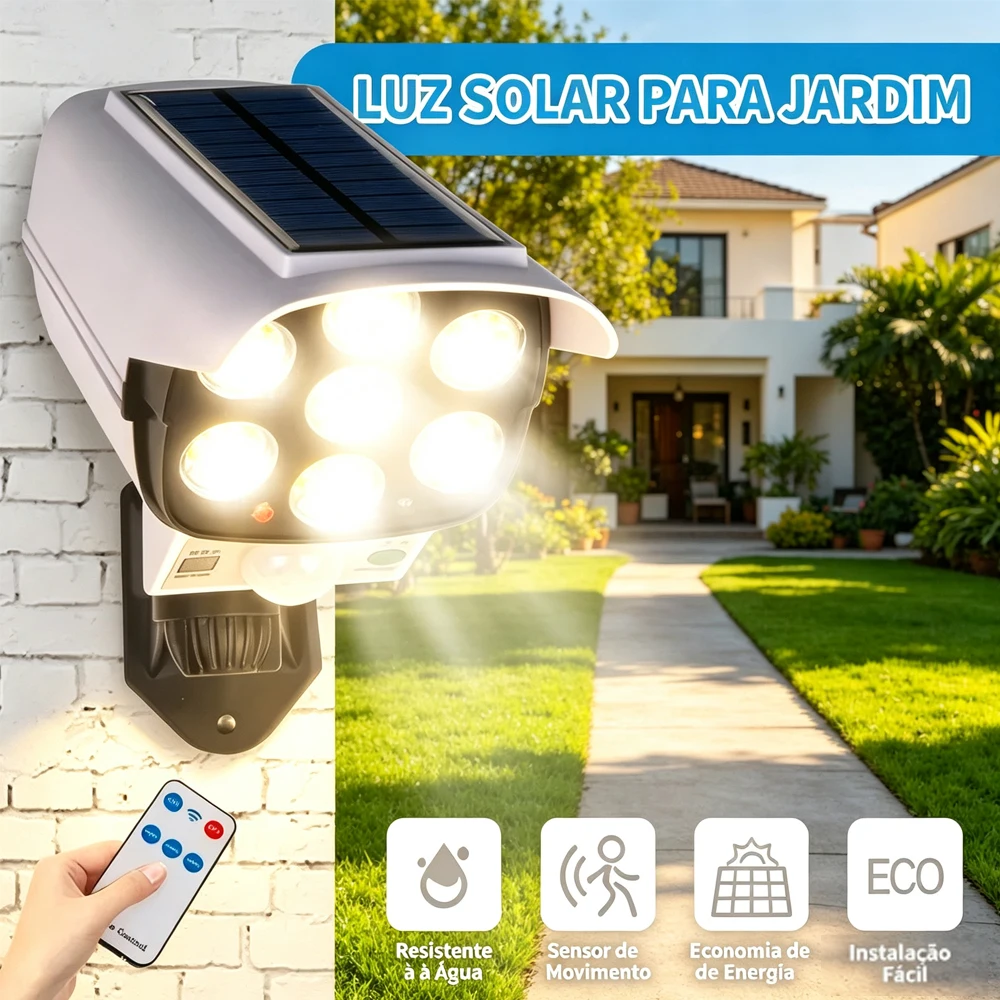 Zumtobel Outdoor Lighting - 77LED Solar Motion Sensor Light Outdoor