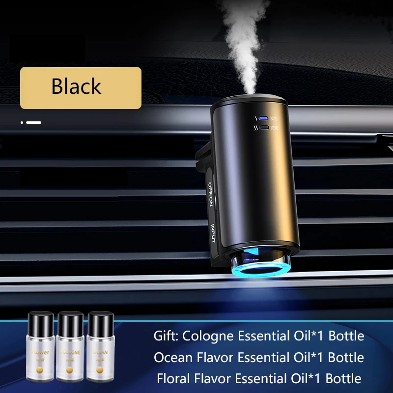Car Electric Air Diffuser Aroma Car Air Vent Humidifier Diffuser Clip Perfume Freshener Air Vent Car Air Aromatherapy Kit