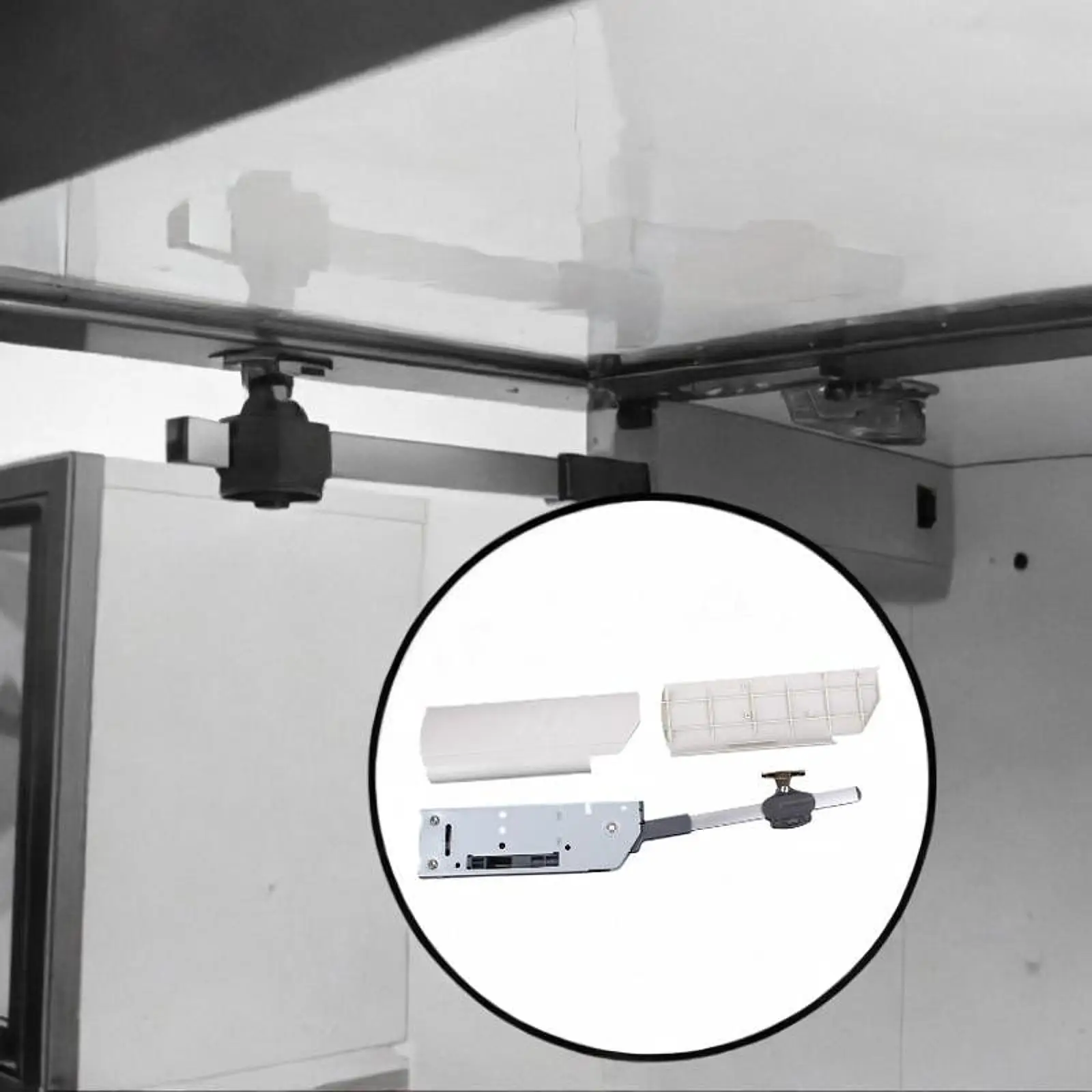 

Lift Rod Support Easy to Use Heavy Duty High Performance Sturdy Cabinet Door Hydraulic Rod for Flip up Cabinets Repair Kitchens