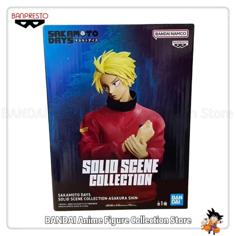 

В наличии оригинальные игрушки BANPRESTO SAKAMOTO DAYS SOLID SCENE COLLECTION-ASAKURA SHIN, модель украшения, подарочная коллекция