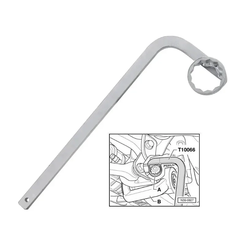 

Oil Filter Wrench 46mm For Halex Clutch Filter Service Tool For VW AUDI SEAT SKODA 46mm 12PT Car Remover T10066