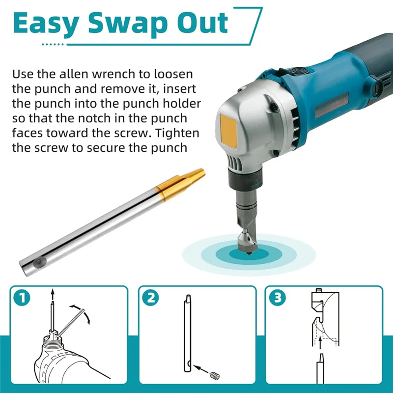 

SHGO-Nibbler Punch For Parts - A-83951 Nibbler Punch Replacement For 16 Gauge Nibbler JN1601 LXNJ01 LXNJ01Z