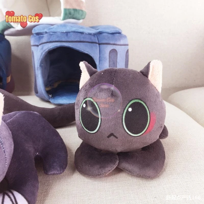 Hot Game Honkai Star Rail DanHeng Kafka Blade Cosplay Accessories Cat Plush Anime Cartoon Pillow Halloween Gift 2024