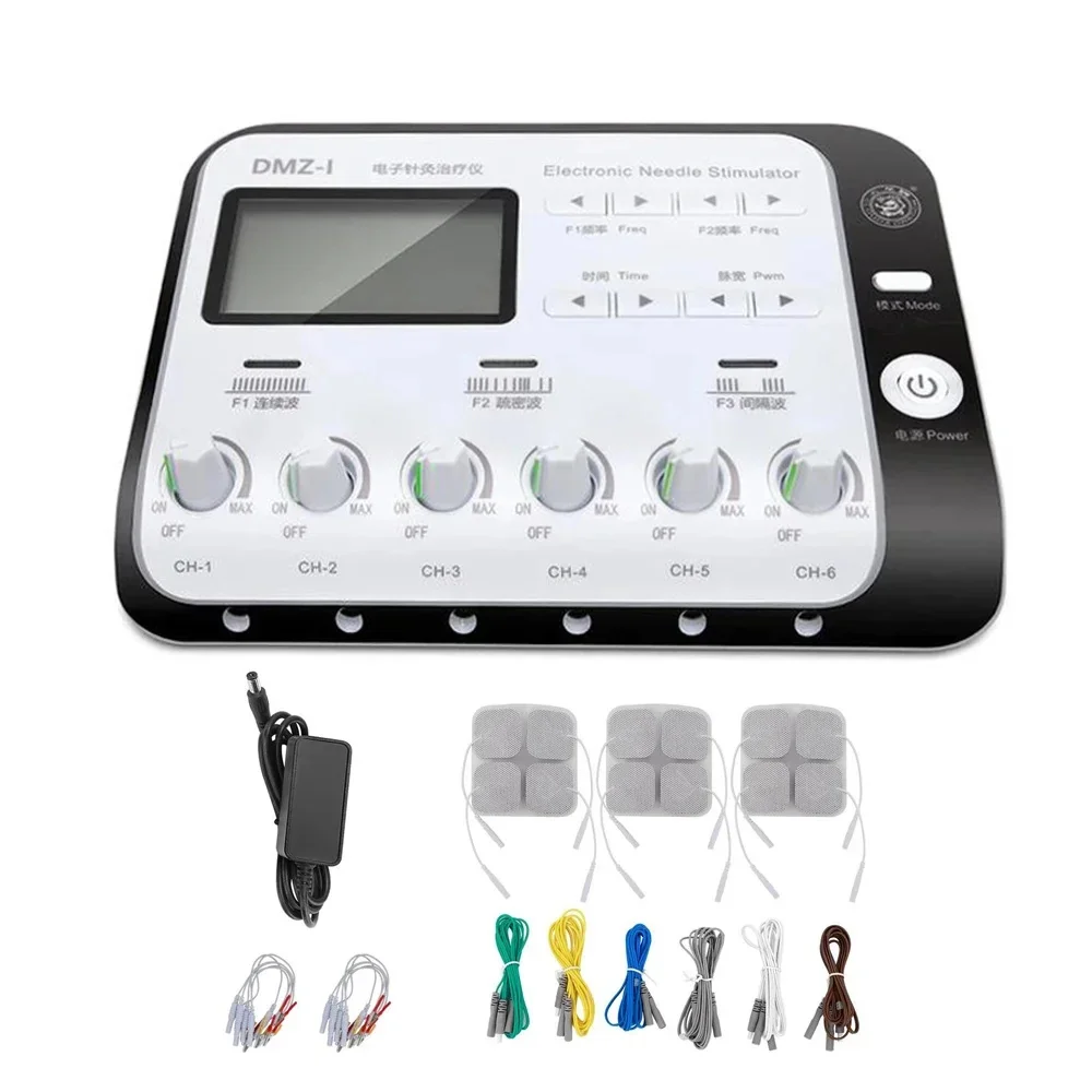 TENS Elektroakupunktur-Massagegerät Pulsstimulator zur Muskelentspannung Schmerzlinderung Akupunktur-Therapiegerät mit Elektrodenpads