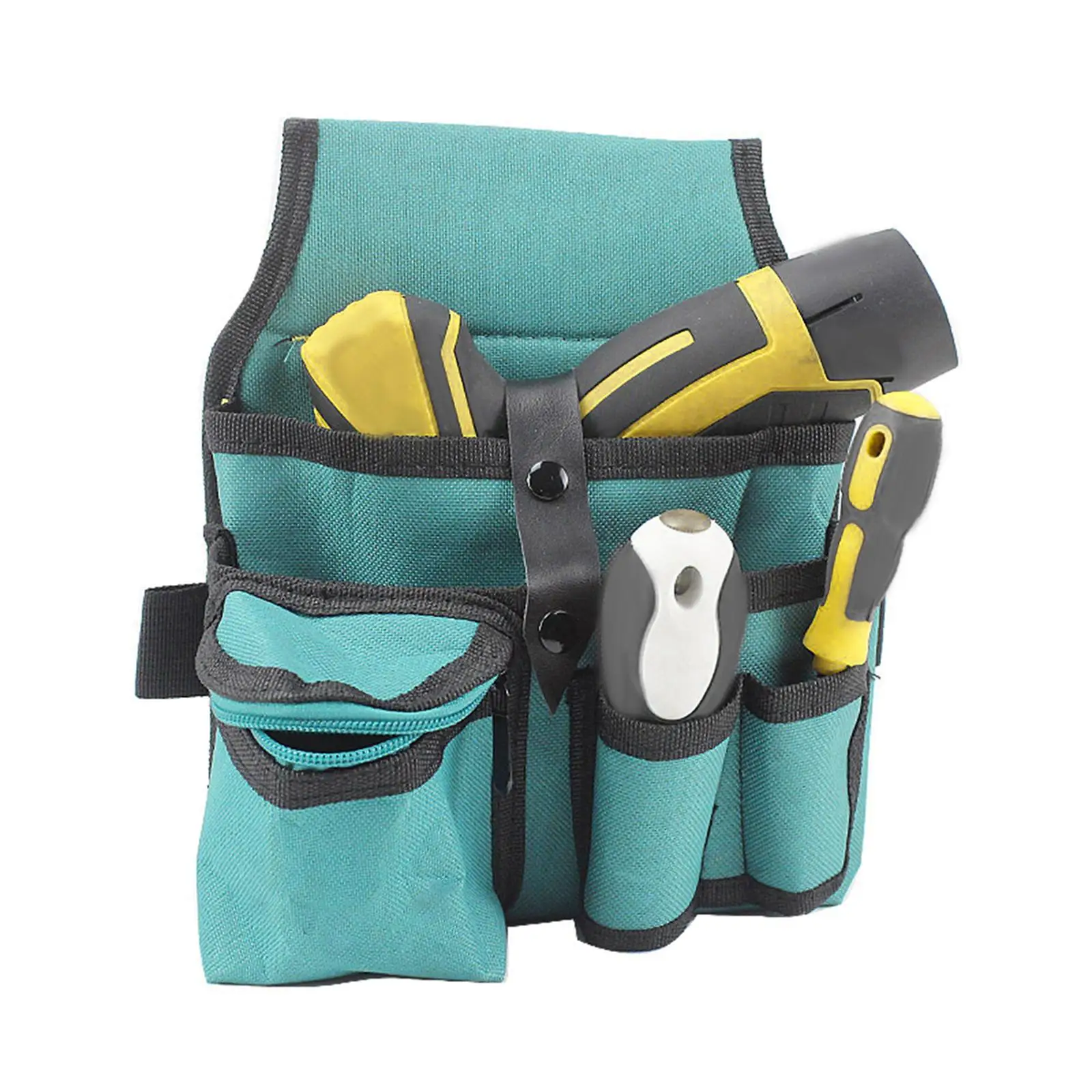 Borsa per attrezzi da elettricista con cintura in vita regolabile portautensili multiuso Multi tasche per accessori da lavoro in giardino