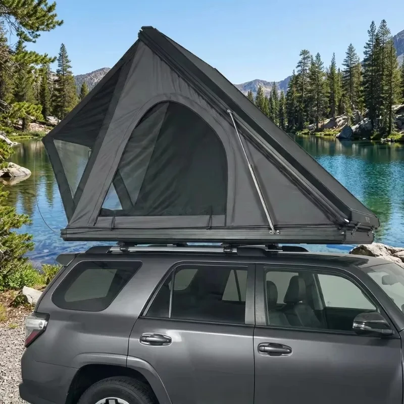 

High Quality 4 Person Hard Rooftop Tent Double Layer 3000mm Waterproof Four-Season Foldable Overland SUV Outdoor Camping