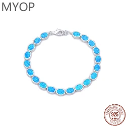 MYOP Moonlight Waltz Starry Romance 925 Sterling Silver Opal Bracelet