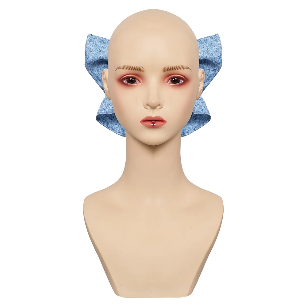Pearl Cosplay Blue Bow Headwear Movie Pearl Roleplay Costume Accessories Fantasia Women Disguise Halloween Carnival Party Props