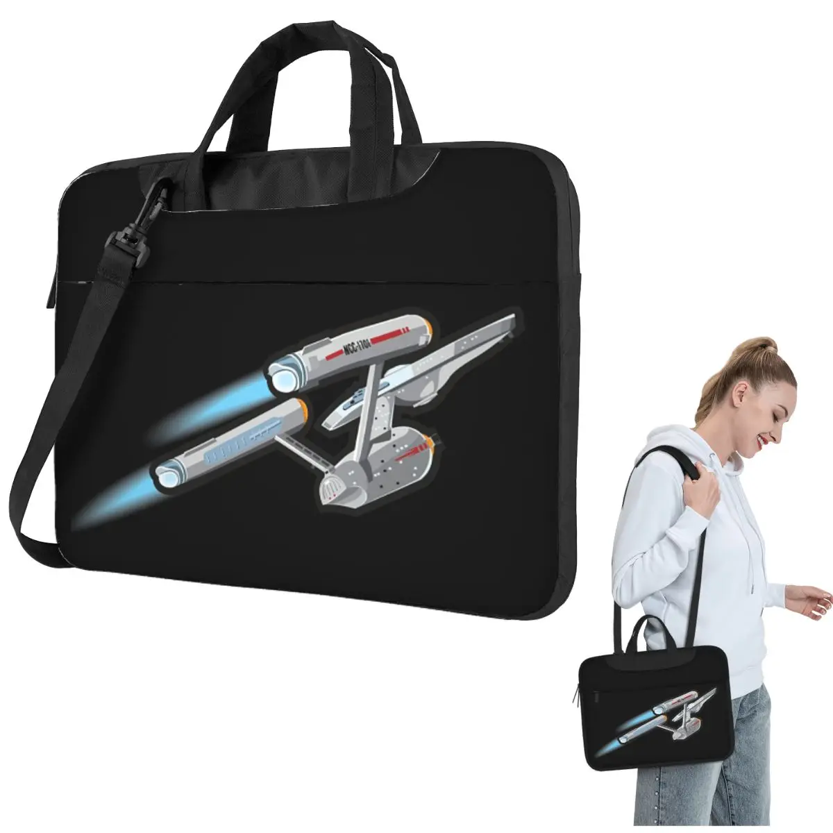 

Классическая сумка для ноутбука через плечо Enterprise, сумка для компьютера 13, 14, 15,6 дюймов, чехол для ноутбука Lenovo