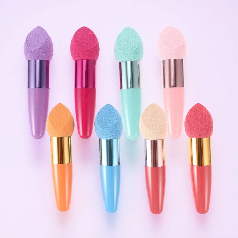 Éponge de maquillage à tête de champignon pour femmes, correcteur de crème de fond de teint en Silicone de qualité supérieure, liquide facile à nettoyer