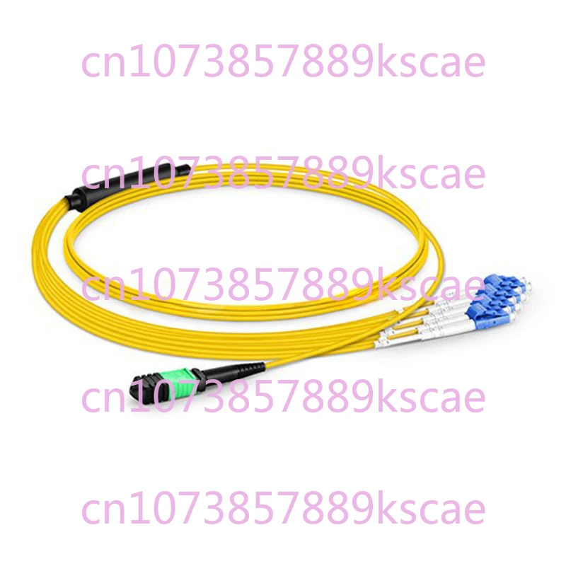 MPO/APC-LC/UPC Single-Mode 8-Core OS2 Cluster Branch Fiber Optic Jumper Female Connector Marked Loss Lzsh Material