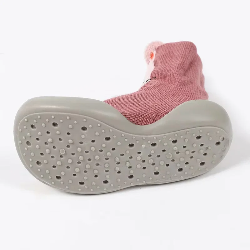 Babysocken, Schuhe für Kinder, Kleinkinder, Lauflernschuhe, Tiermuster, weiche, rutschfeste Sohle, atmungsaktive Gummi-Bodenschuhe für Jungen und Mädchen – Detail 10