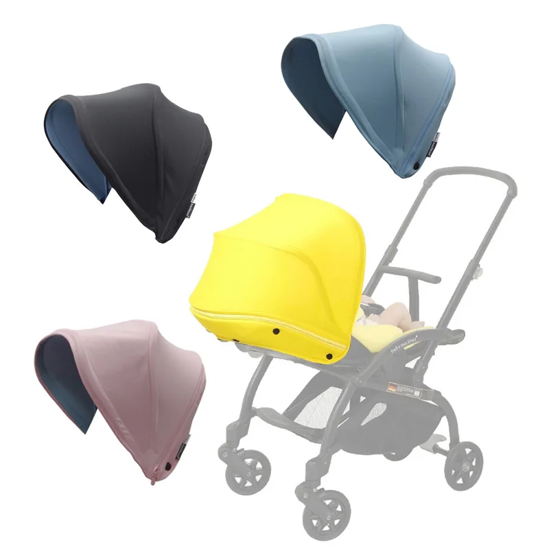 

Stroller Sun Canopy Awning Sunshade Cover Compatible Bugaboo Bee 3/5/6 Fox Pushchair Roof Double Fabric Mesh Sylight Epandable