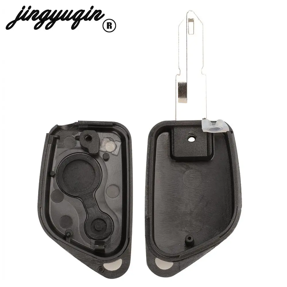 jingyuqin For Citroen Elysee Saxo Xsara Picasso Berlingo C2 C3 for Peugeot 106 206 306 205 405 Remote Car Key Case NE72 NE78 SX9