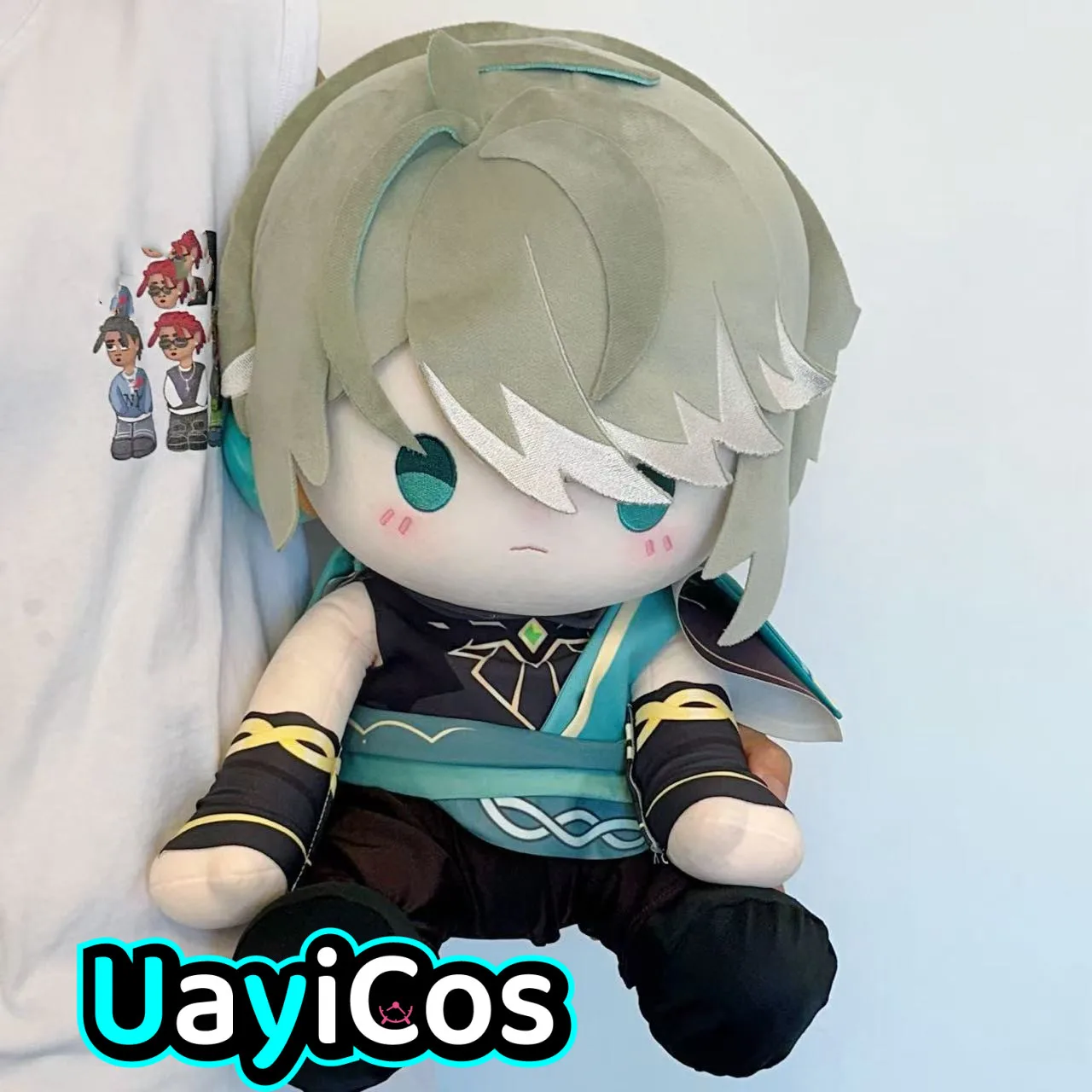 

40 см Genshin Impact Alhaitham мультфильм мягкие плюшевые куклы одежда мягкая подушка аниме украшения милая фигурка игры игрушки для детей