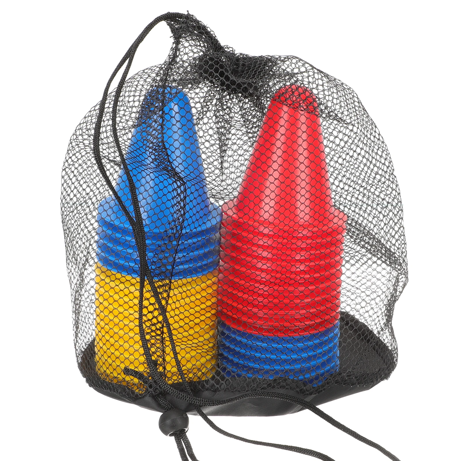 

1 set Training Cones Brightly Colored Sports Agility Drills Obstacle Course Markers Gym Sign Stakes Functional Body Trainer For