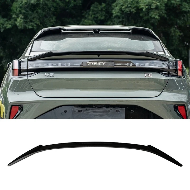 

MC Racing For zeekr 001 spoiler 2021-2023 EV Carbon fiber pattern MC Sport Fixed Wing Zeekr Car Accessories No Punching