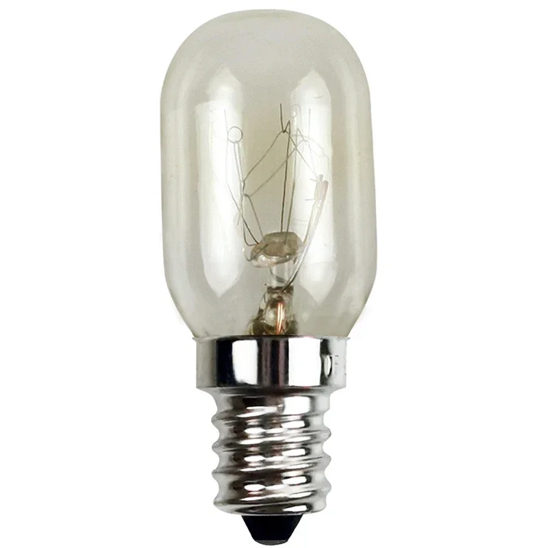 110V-130V 10W E12S Oven Light Bulb 2700K - Ideal for Steamer, Refrigerator, Microwave & Oven