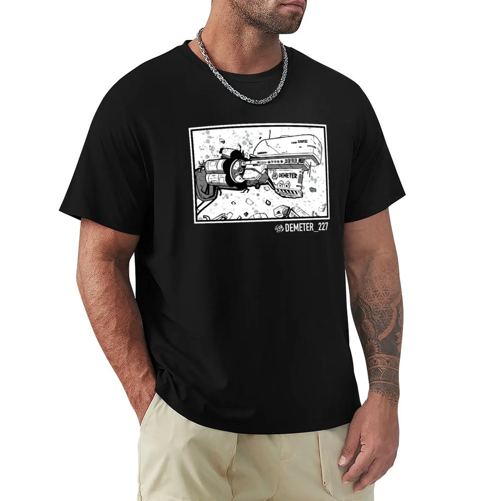 

demeter 227 scavengers reign crash in the space T-Shirt street wear vintage t shirts oversized t shirt men