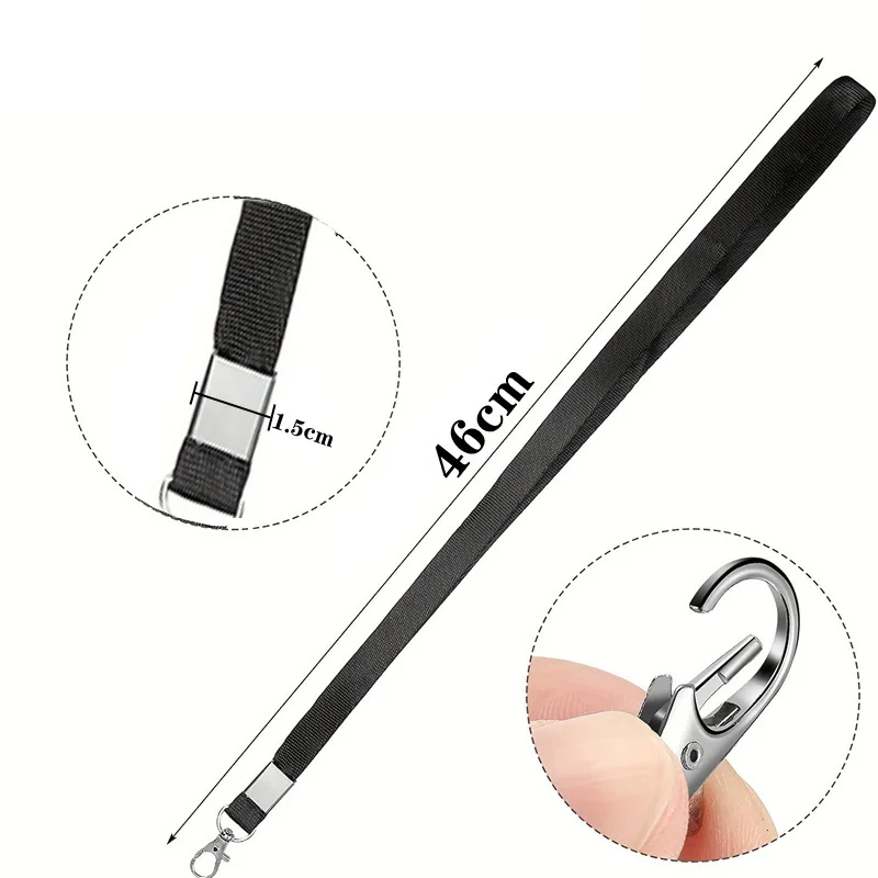 Lanyards with Clip for ID Badges & Keys, Durable Neck Lanyard Strap for Teacher Kids Men Women Badge Holders Keychain USB